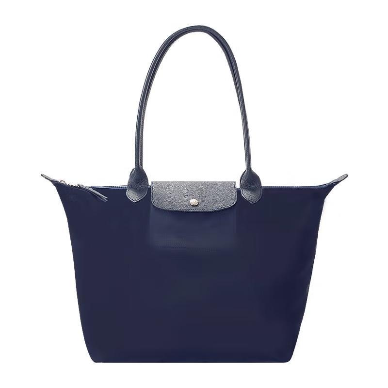 商品[国内直发] Longchamp|珑骧 LONGCHAMP 奢侈品 女士LE PLIAGE NÉO系列大号长柄手提单肩包海军蓝色尼龙 1899 598 006,价格¥806,第1张图片