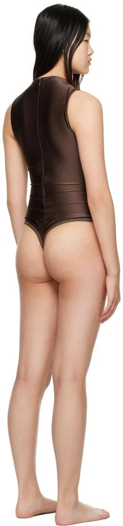 商品SKIMS|Brown Disco Sleeveless Bodysuit,价格¥807,第3张图片详细描述