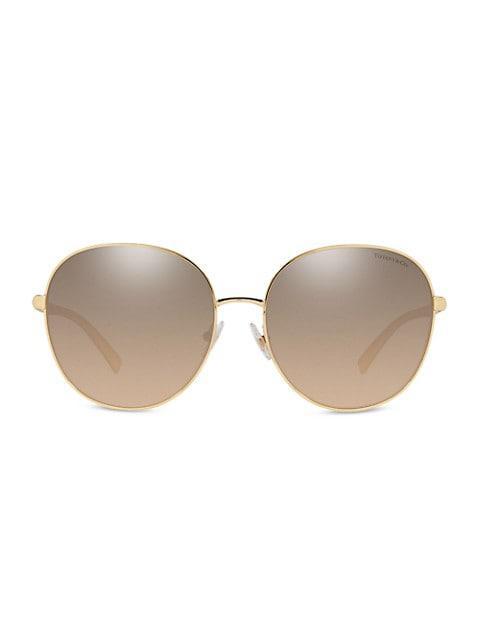 商品Tiffany & Co.|60MM Round Sunglasses,价格¥2819,第1张图片