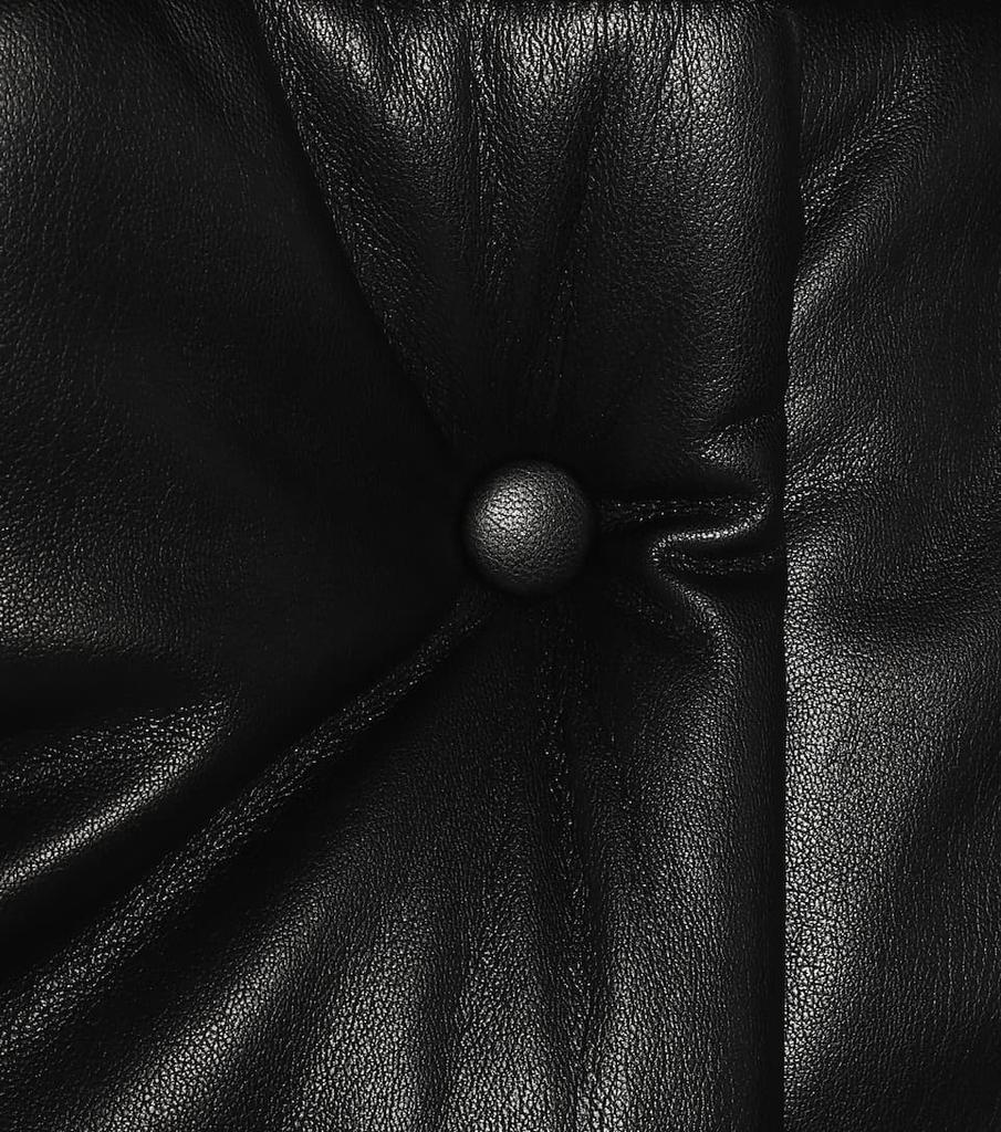 Hide faux leather puffer jacket商品第4张图片规格展示