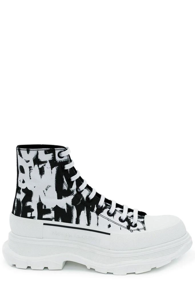 商品Alexander McQueen|Alexander McQueen Graffiti Tread Slick Boots,价格¥4104,第1张图片