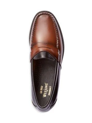 商品G.H. Bass|Larson Two-Tonede Moccasin Penny Loafers,价格¥875,第4张图片详细描述