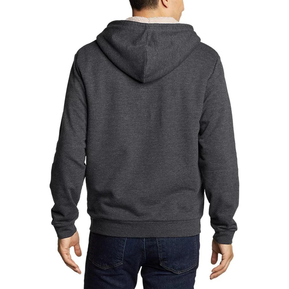 商品Eddie Bauer|Men's Cascade Fleece Full-Zip Faux Shearling-Lined Hoodie,价格¥338,第2张图片详细描述