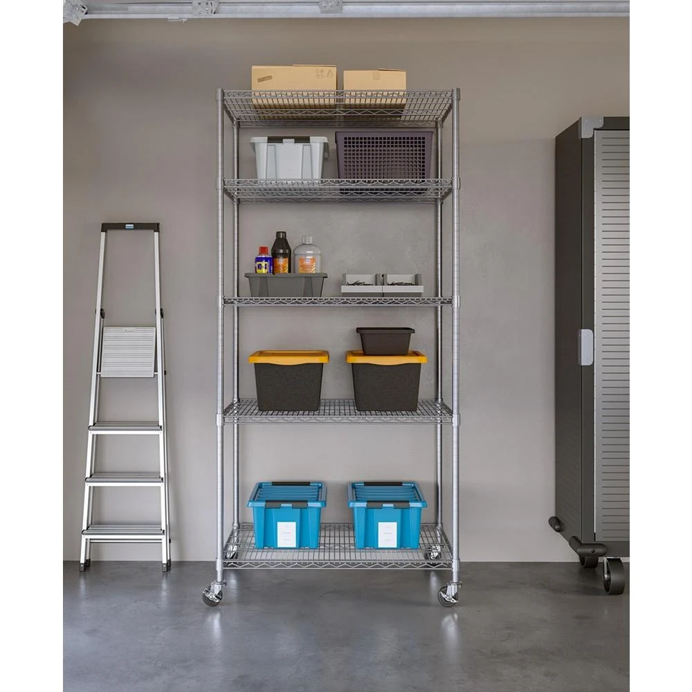 UltraDurable 5-Tier NSF Steel Wire Shelving System 商品