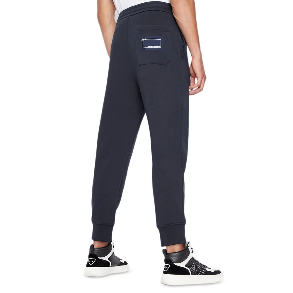 商品Armani Exchange|Men's Solid Fleece Jogger Sweatpants,价格¥637,第3张图片详细描述