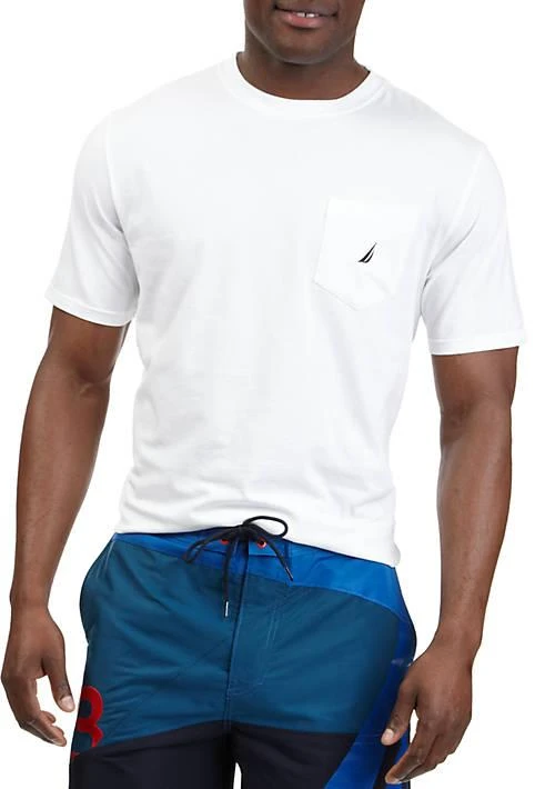 商品Nautica|Short Sleeve Anchor Pocket T  Shirt,价格¥129,第1张图片详细描述