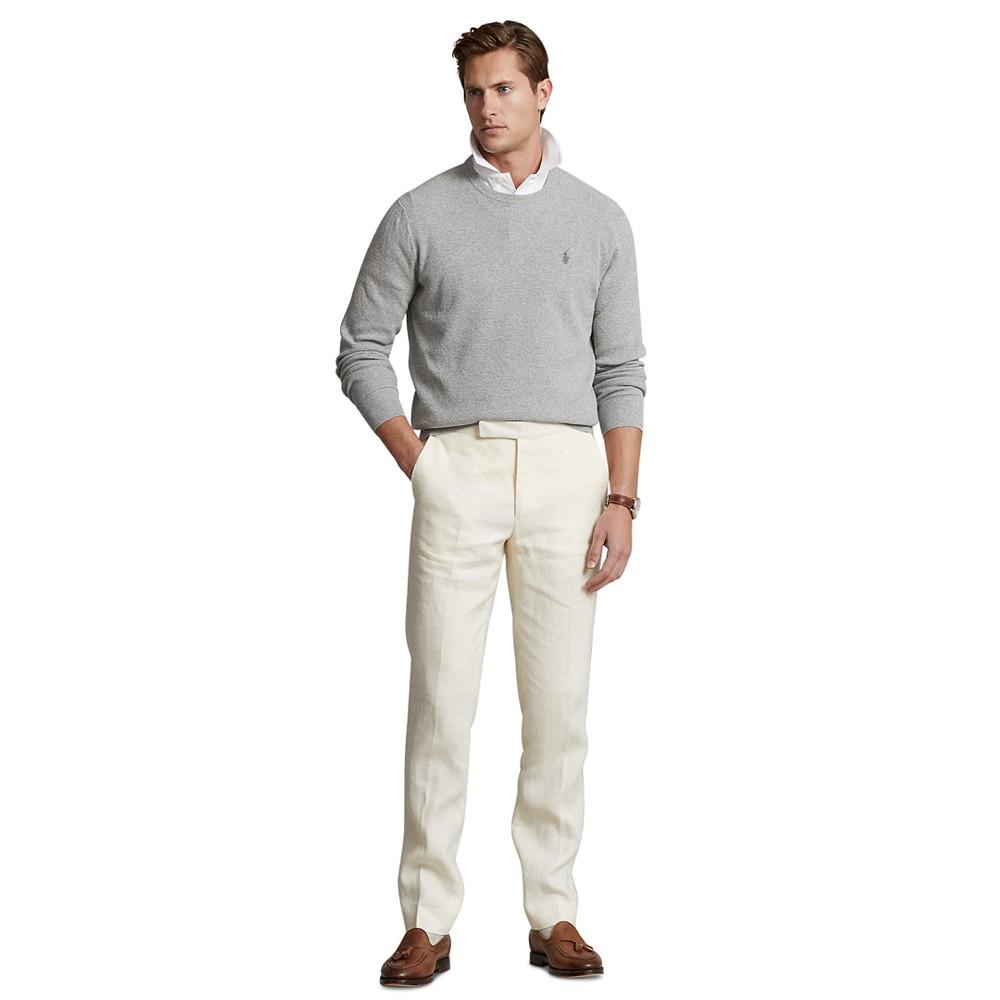 Men's Textured-Knit Cotton Sweater商品第4张图片规格展示