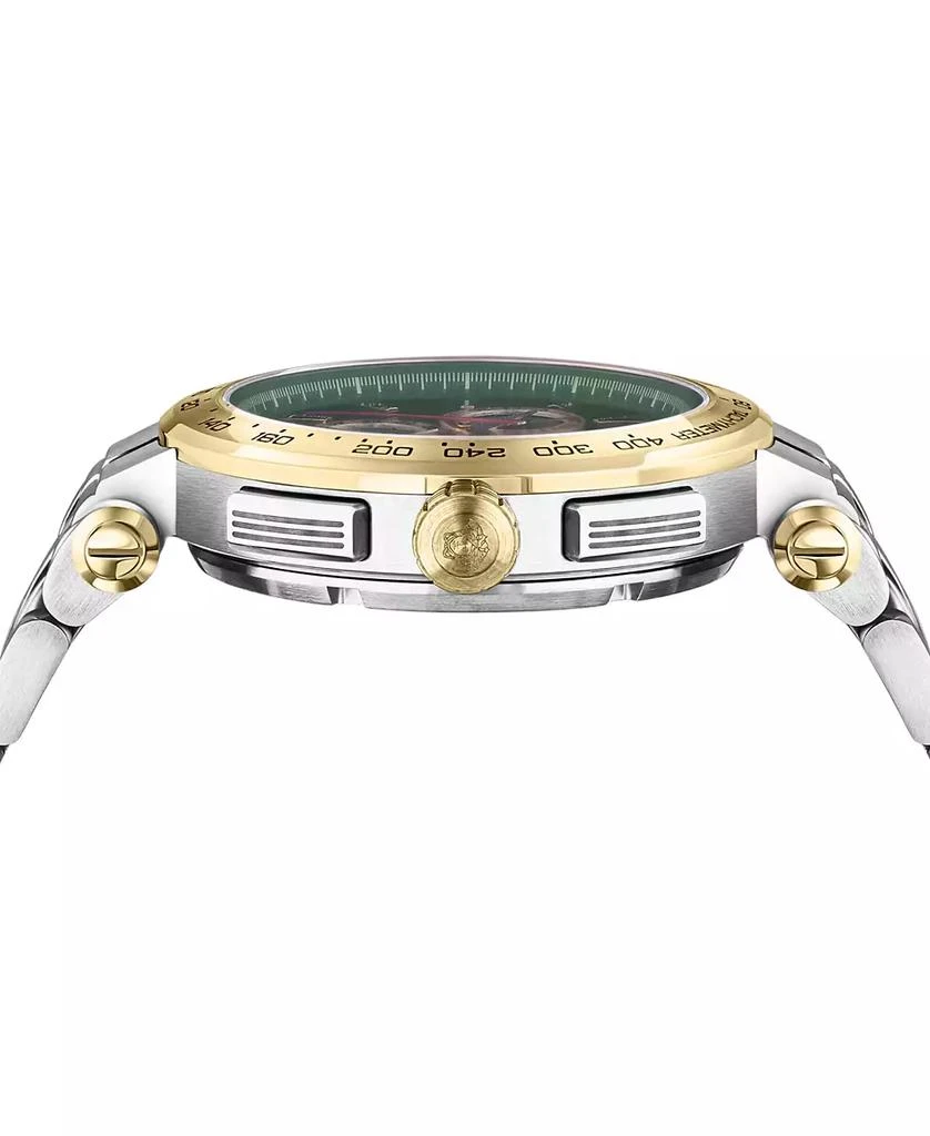 商品Versace|Men's Swiss Chronograph Aion Two-Tone Stainless Steel Bracelet Watch 45mm,价格¥6457,第2张图片详细描述