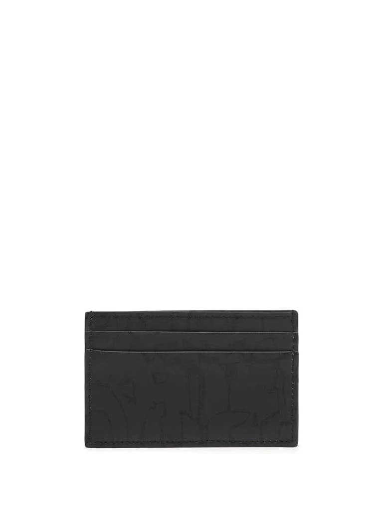 商品Alexander McQueen|Alexander McQueen Small Leather Goods in Black,价格¥1027,第1张图片