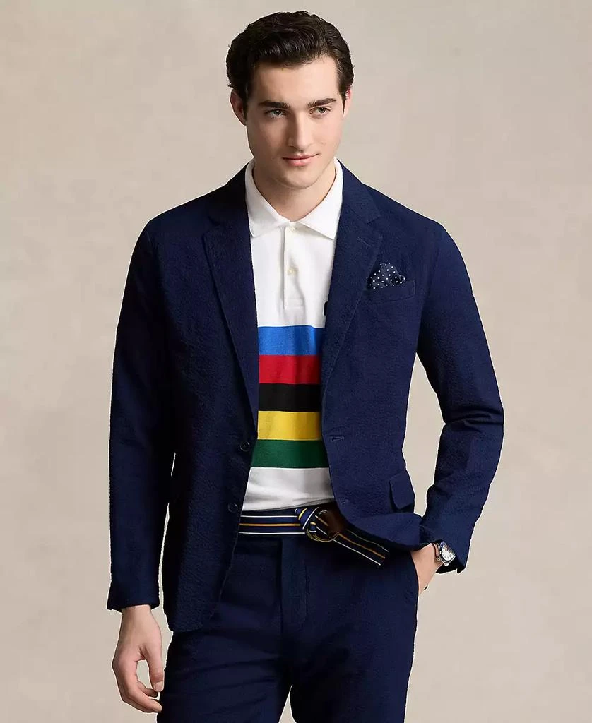 商品Ralph Lauren|Men's Soft Seersucker Sport Coat,价格¥1191,第1张图片