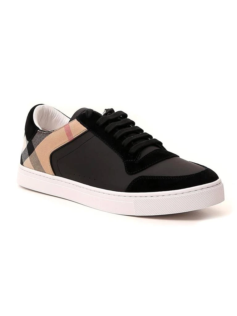 商品Burberry|Burberry House Checked Lace-Up Sneakers,价格¥3180,第2张图片详细描述