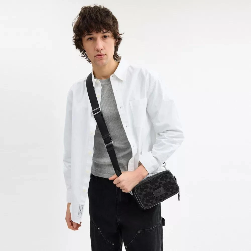 商品Coach|Wyatt Crossbody Bag In Signature Denim,价格¥1053,第2张图片详细描述