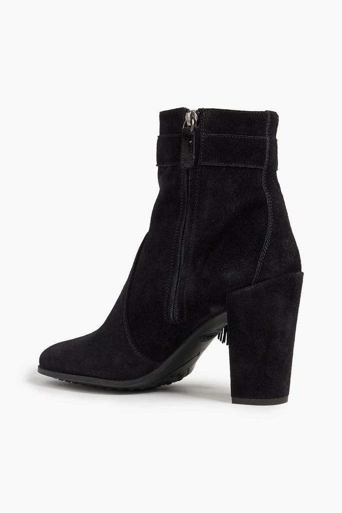 商品Tod's|Buckled fringed suede ankle boots,价格¥3624-¥3631,第3张图片详细描述