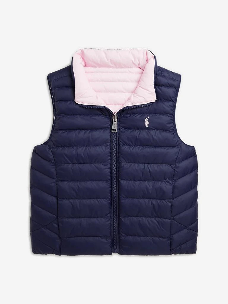 商品Ralph Lauren|Ralph Lauren Boys Reversible Gilet in Navy,价格¥694,第3张图片详细描述