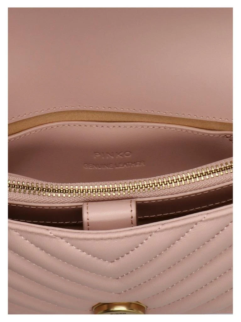 商品PINKO|Pinko Love Icon Quilted Mini Crossbody Bag,价格¥1356,第4张图片详细描述