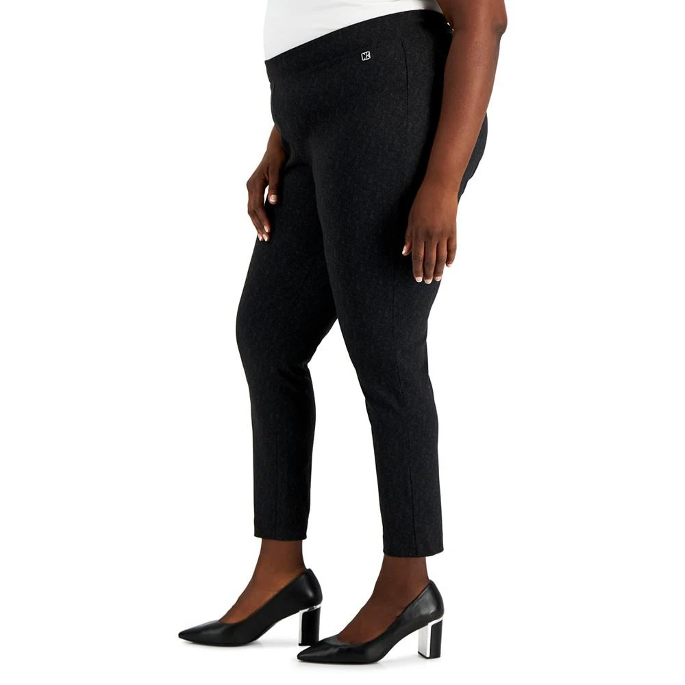 商品Calvin Klein|Plus Size Herringbone-Pattern Leggings,价格¥107,第3张图片详细描述