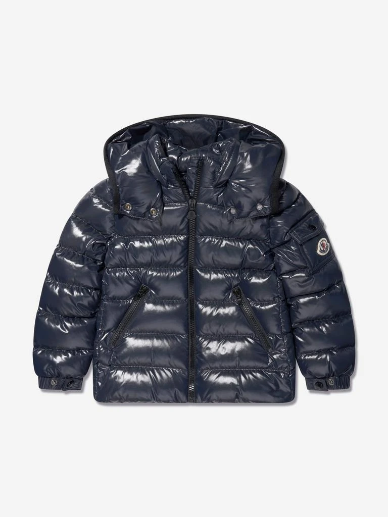 商品Moncler|Moncler Enfant Girls Down Padded Bady Jacket in Navy,价格¥5206,第1张图片