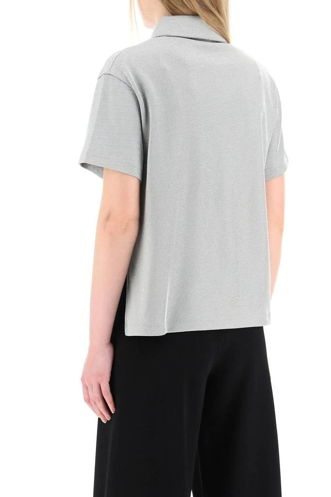 商品Loewe|LUREX SHORT POLO SHIRT WITH EMBROIDERY,价格¥2887,第4张图片详细描述