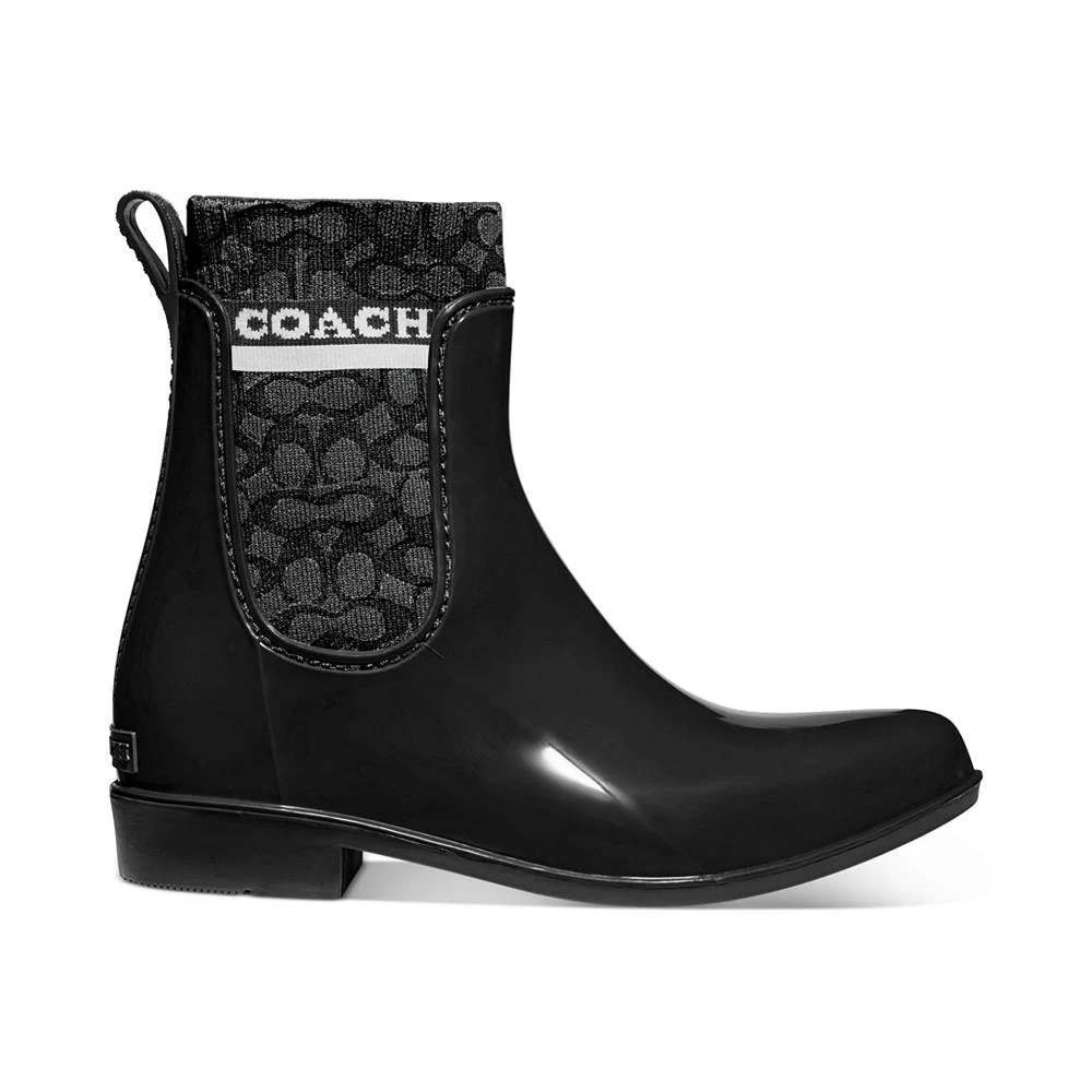 商品Coach|Women's Rivington Logo Rain Boots,价格¥501,第2张图片详细描述