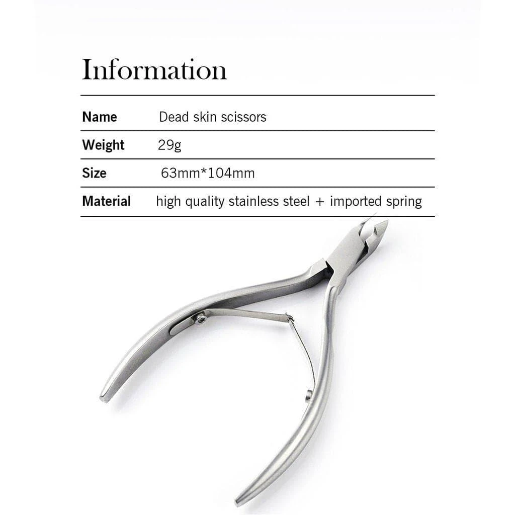 商品[国内直发] MODELONES|Professional Stainless Steel Nail Cuticle Nippers,价格¥60,第2张图片详细描述