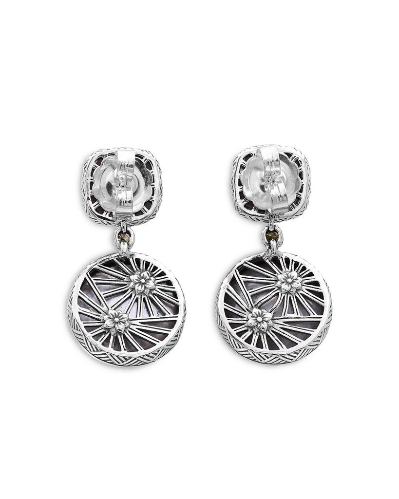 Carventurous Hand Carved Earrings with Champagne Diamonds, 0.13 ct. t.w. 商品