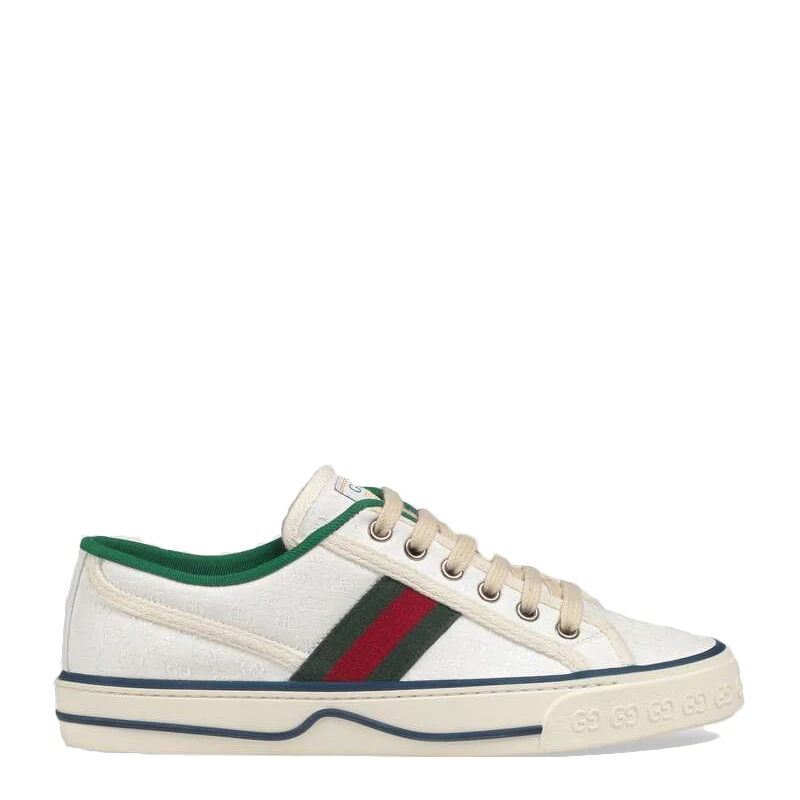 商品Gucci|GUCCI 拼色女士帆布鞋 606110-99W90-9085,价格¥2757,第1张图片