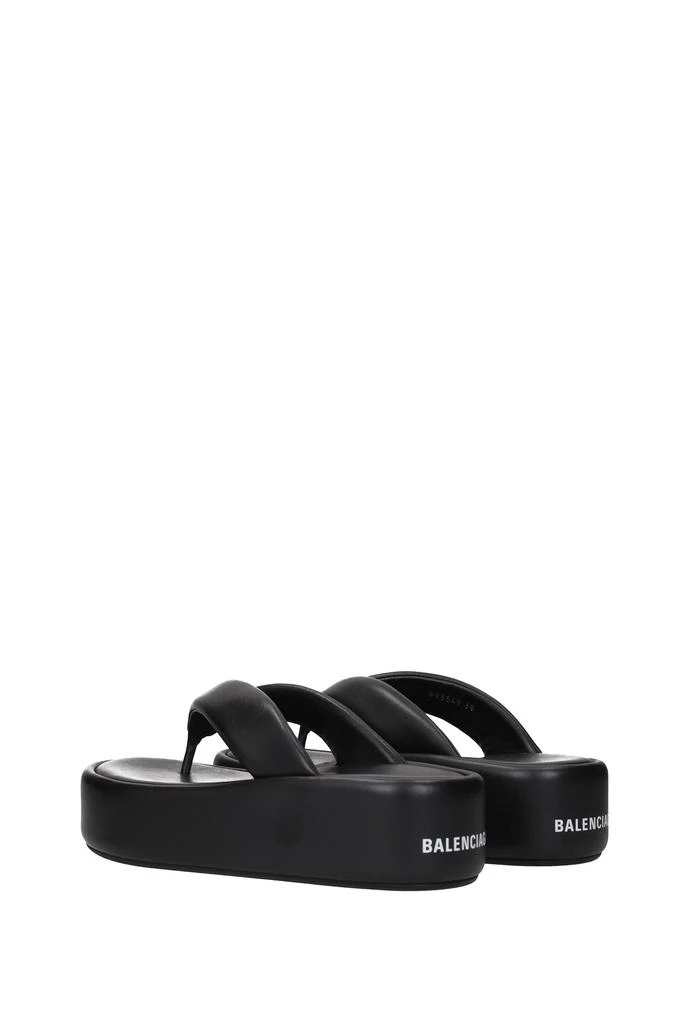 商品Balenciaga|Flip flops Leather Black,价格¥3065,第4张图片详细描述