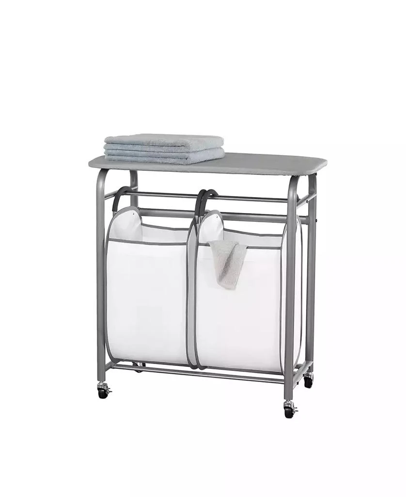 商品Neatfreak|Easy Access Double Laundry Sorter with Folding Table,价格¥1391,第2张图片详细描述