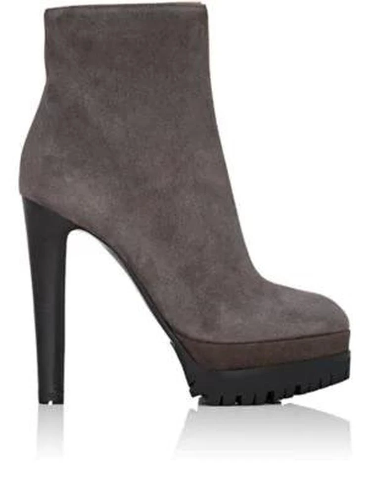 商品Sergio Rossi|Suede Platform Ankle Booties,价格¥2819,第1张图片