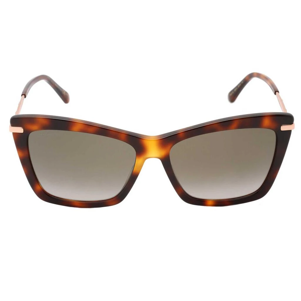 商品Jimmy Choo|Jimmy Choo Women's Sunglasses - Havana Frame Brown Gradient Lenses | SADY/S 0086,价格¥602,第2张图片详细描述