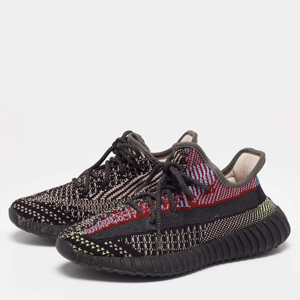 商品[二手商品] YEEZY|Adidas Yeezy Boost Multicolor Knit Fabric And Mesh 350 V2 Yecheil (Non-Reflective) Sneakers Size 37 1/3,价格¥2947,第2张图片详细描述
