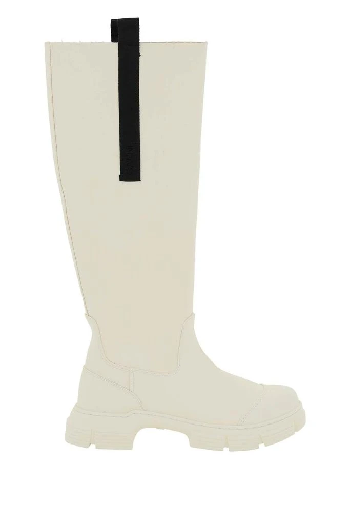 商品Ganni|RECYCLED RUBBER KNEE-BOOTS,价格¥693,第1张图片