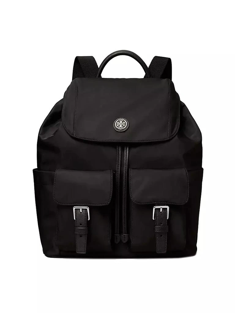 商品Tory Burch|Virginia Nylon Flap Backpack,价格¥2078,第1张图片