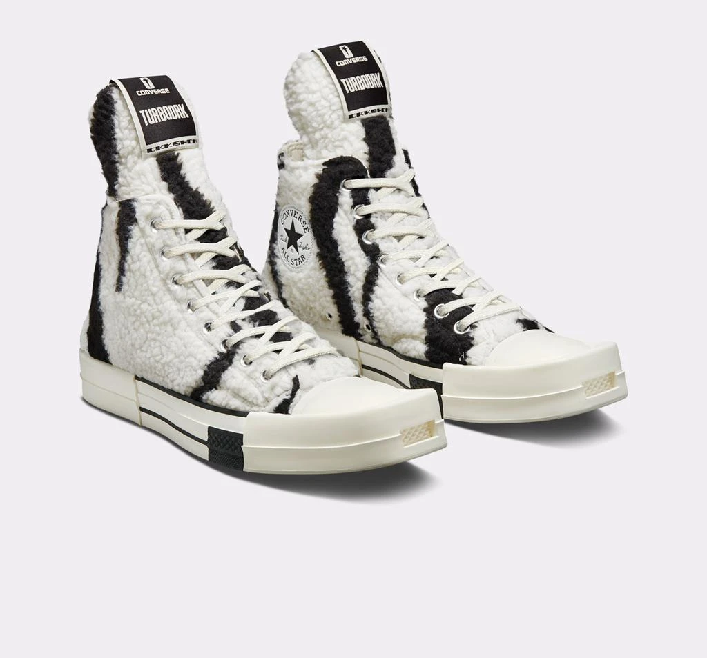 商品Rick Owens|RICK OWENS DRKSHDW X CONVERSE TURBODRK HI SNEAKERS,价格¥642,第2张图片详细描述