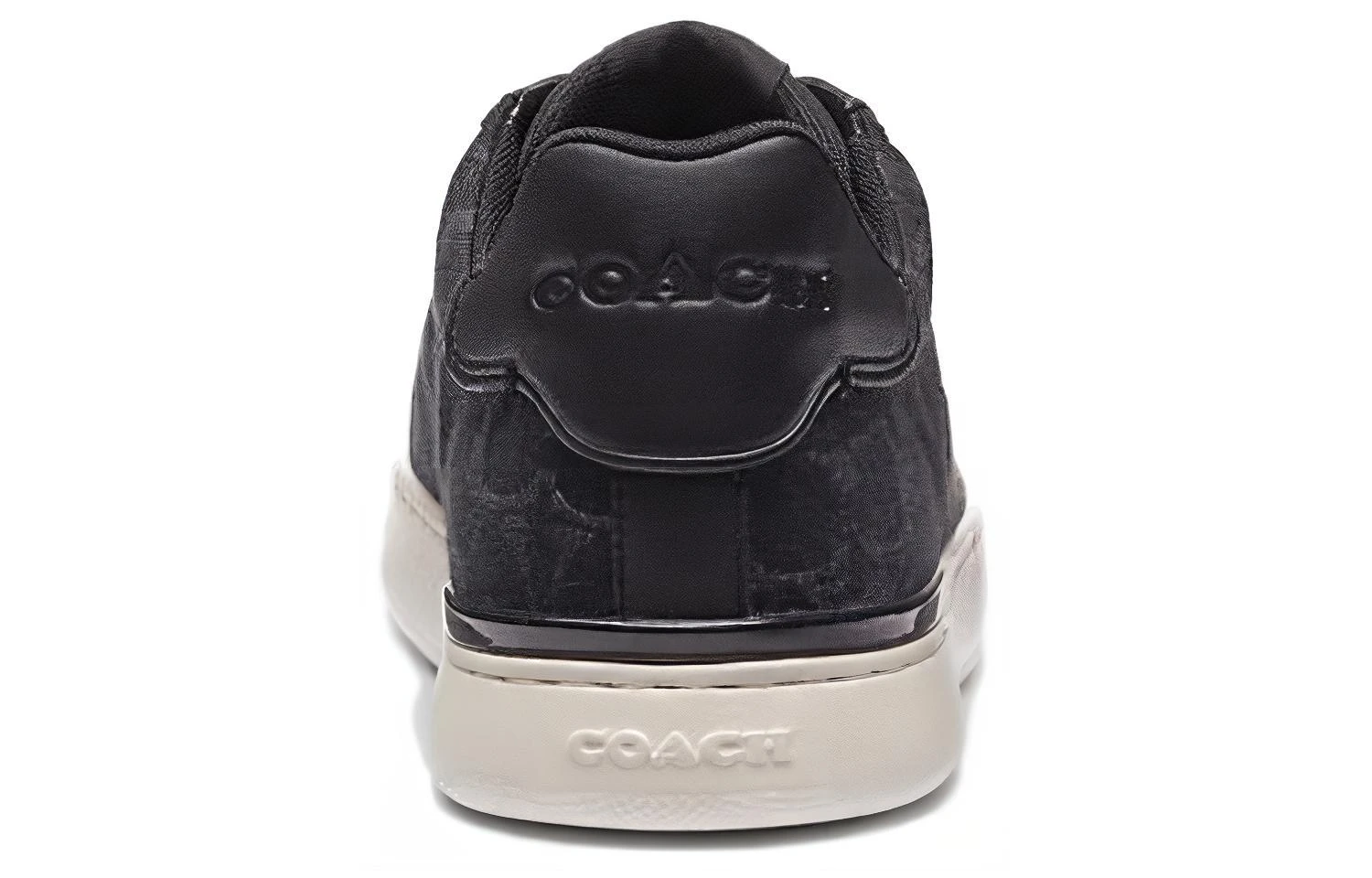商品[国内直发] Coach|蔻驰 Clip 帆布 舒适系带 低帮 板鞋 男款 黑色,价格¥1331,第6张图片详细描述