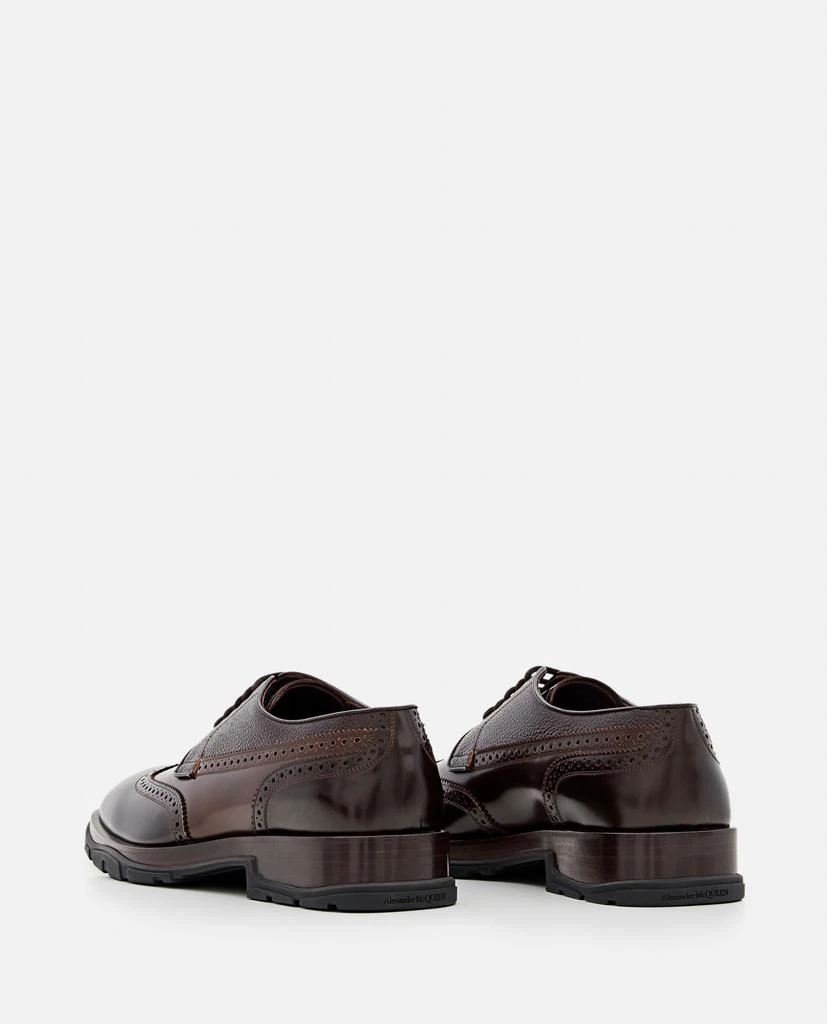 商品Alexander McQueen|Derby Leather Shoes,价格¥6418,第3张图片详细描述