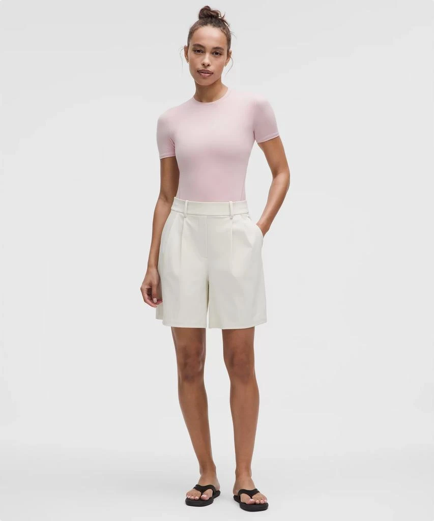 Wundermost Ultra-Soft Nulu Short-Sleeve Crew Thong Bodysuit 商品