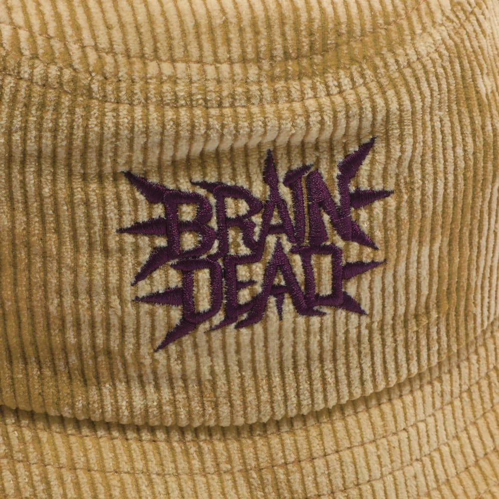 商品Brain Dead|Brain Dead Spikey Bleached Cord Bucket Hat,价格¥281,第2张图片详细描述