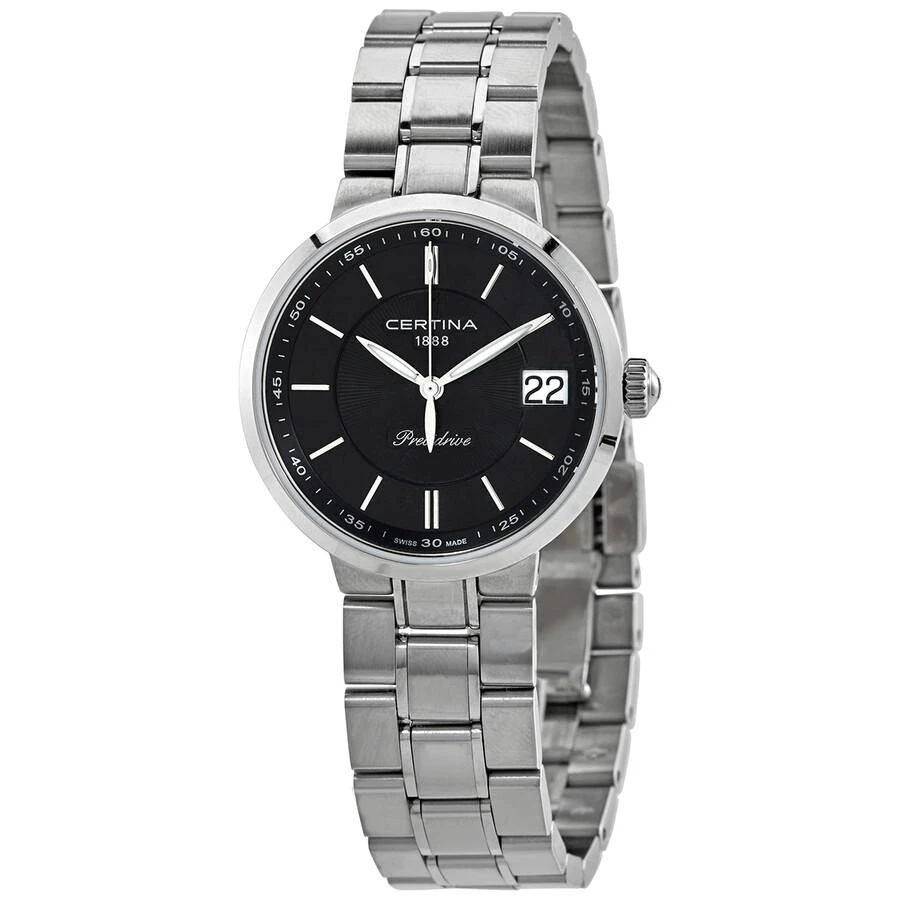 商品Certina|DS Stella Black Dial Stainless Steel Ladies Watch C0312101105100,价格¥1104,第1张图片