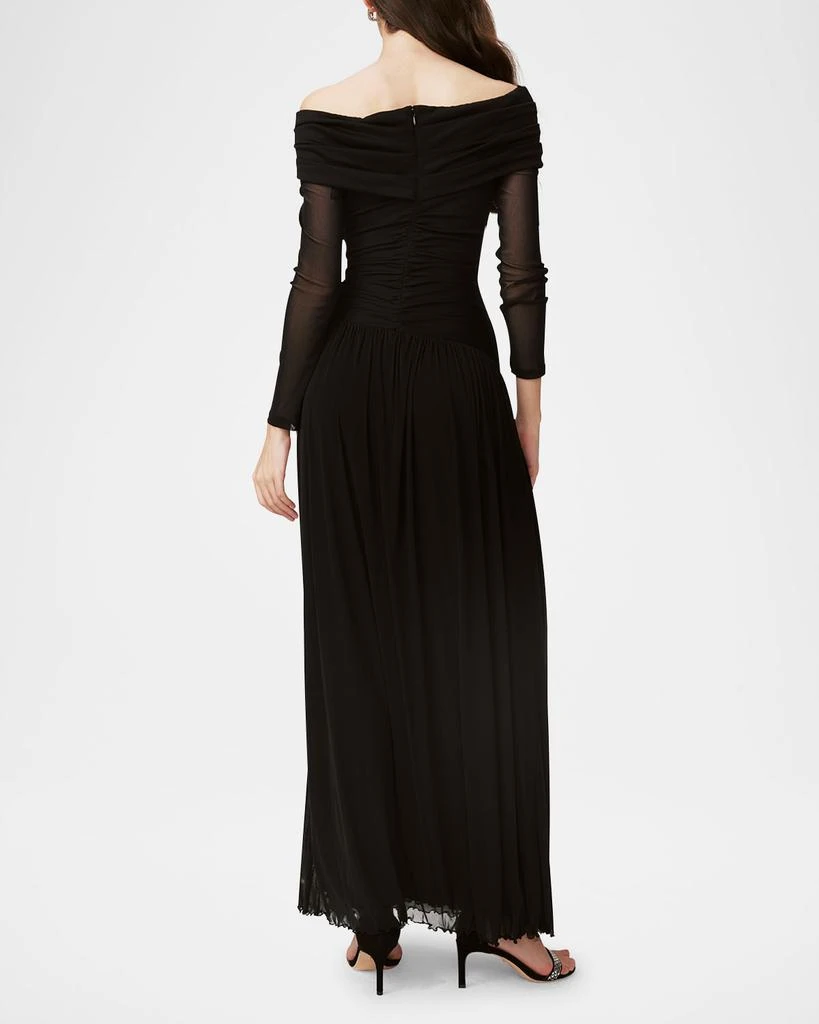 商品Diane von Furstenberg|Aron Ruched Off-Shoulder Gown,价格¥3845,第3张图片详细描述