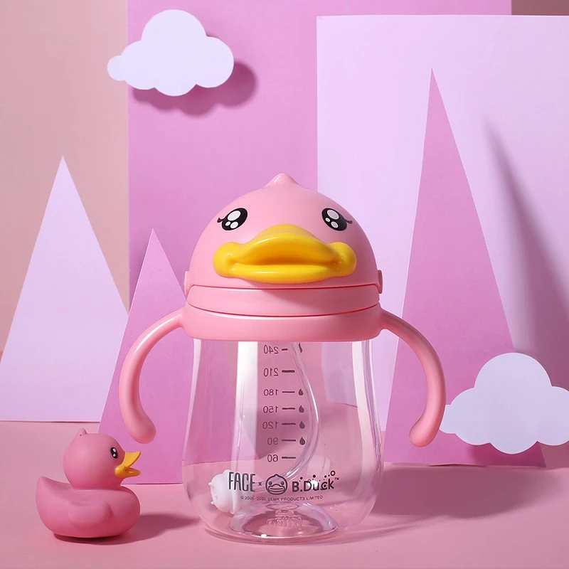 FACE×B.DUCK 儿童学饮杯 280ML 吸管杯子水杯 商品