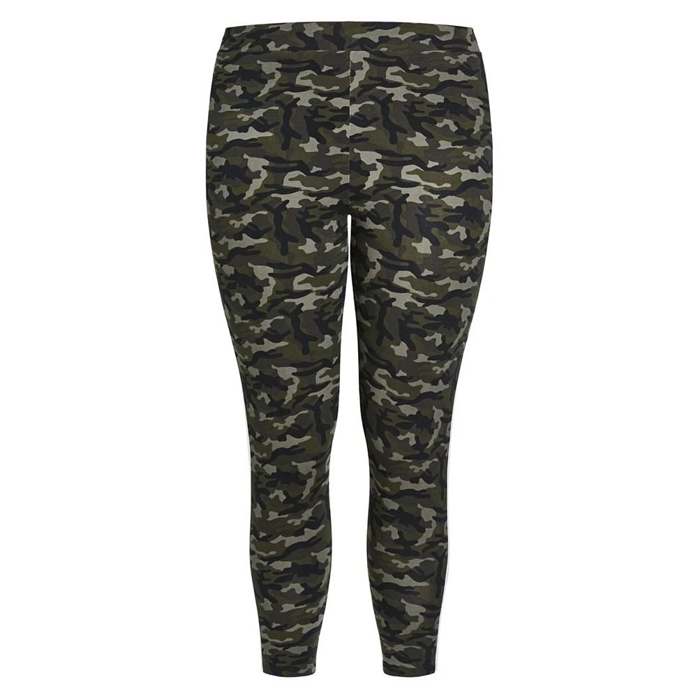 商品Avenue|Plus Size 2 Stripe Print Legging Pants,价格¥248,第3张图片详细描述