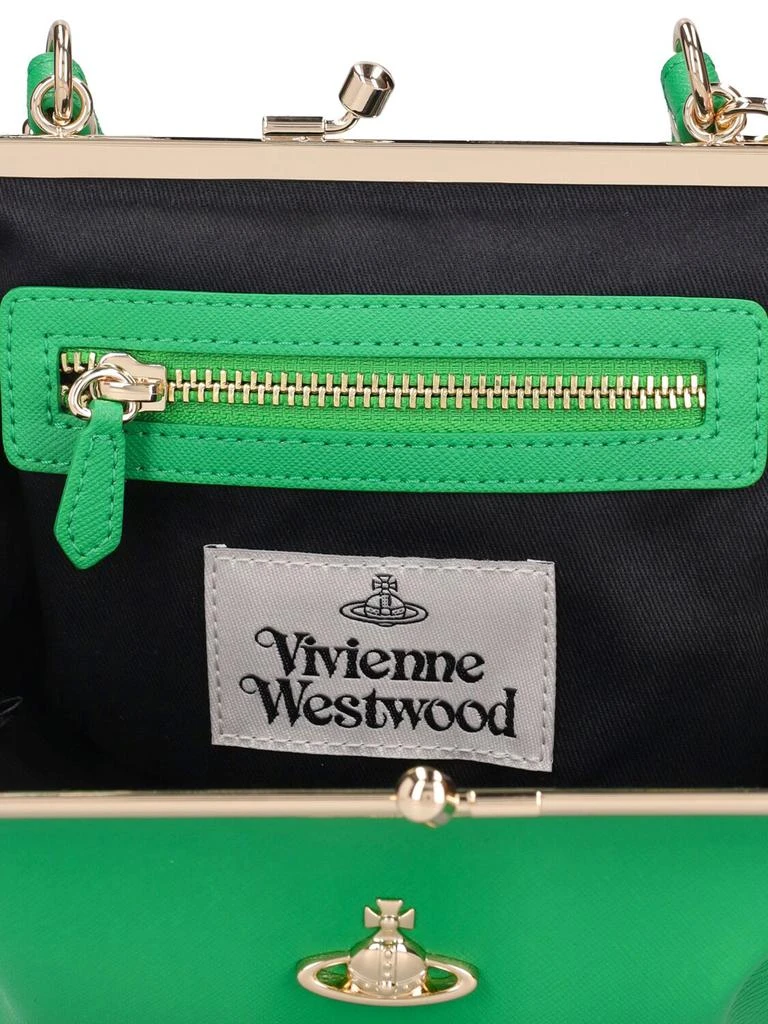 商品Vivienne Westwood|Granny Frame Leather Top Handle Bag,价格¥2508,第4张图片详细描述