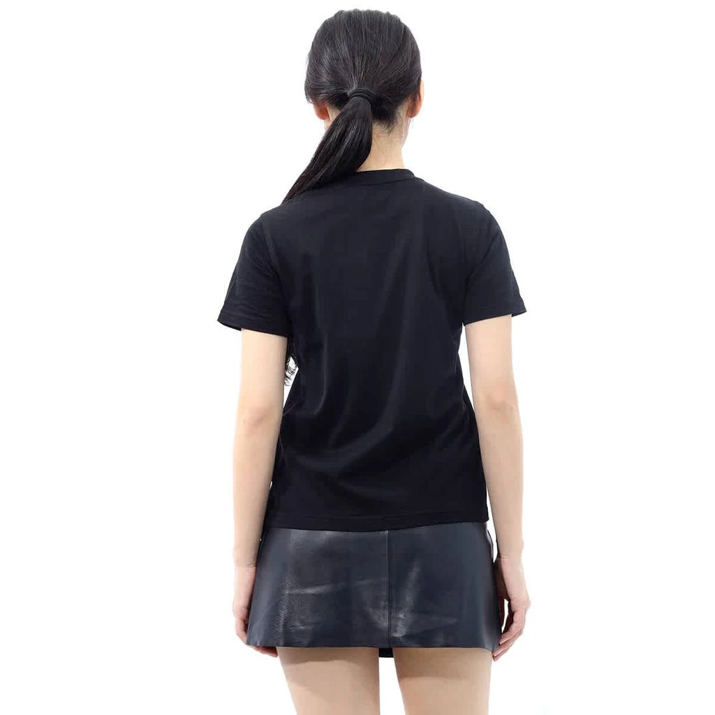 商品Burberry|Burberry Ladies Black Monogram Motif Cotton T-shirt, Size Large,价格¥861,第3张图片详细描述