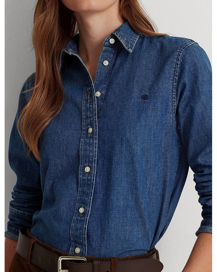 商品Ralph Lauren|Cotton Button Front Shirt,价格¥560,第5张图片详细描述