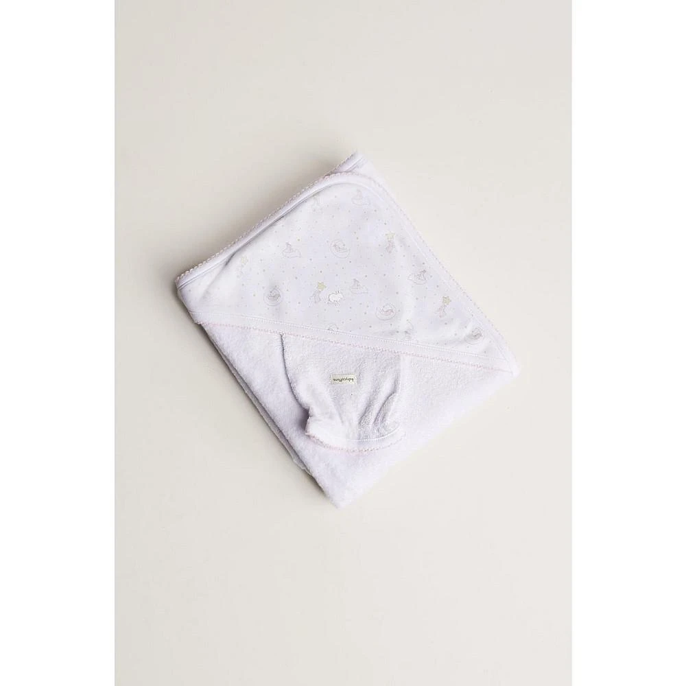 商品babycottons|Premium Dreams hooded Towel made of 100% Peruvian Pima Cotton in pink for infant,价格¥210,第1张图片