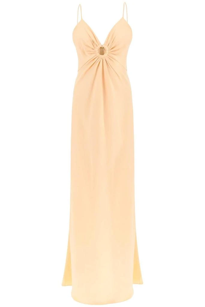 商品Stella McCartney|SATIN SLIP DRESS WITH CUT-OUT RING DETAIL,价格¥3767,第1张图片