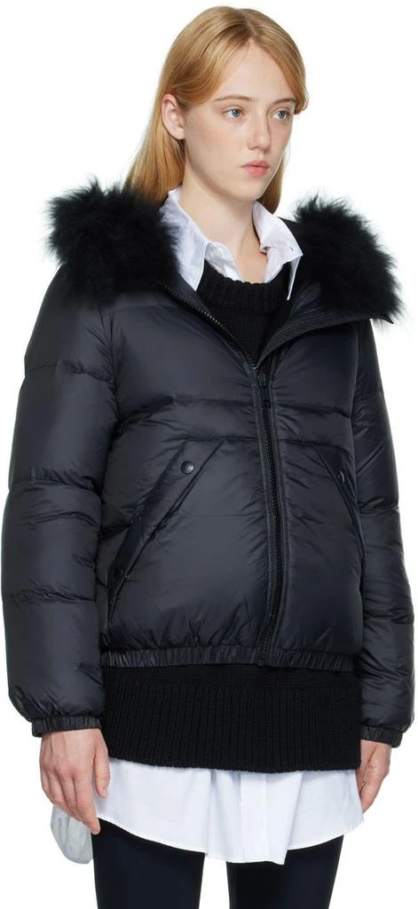 商品Yves Salomon|Black DouDoune Down Jacket,价格¥4336,第2张图片详细描述