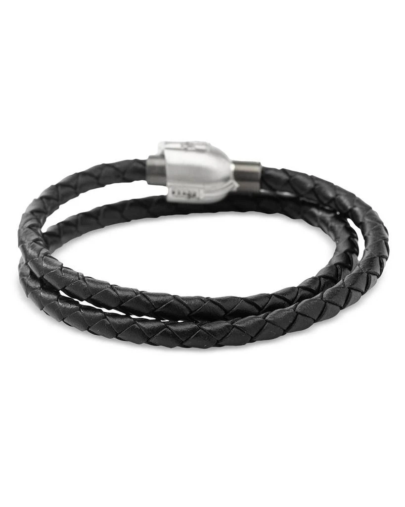 Mandalorian Helmet Double Wrap Leather Bracelet 商品