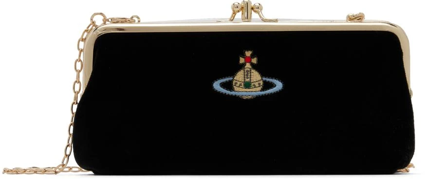 商品Vivienne Westwood|Black Orb Double Frame Bag,价格¥1399,第1张图片